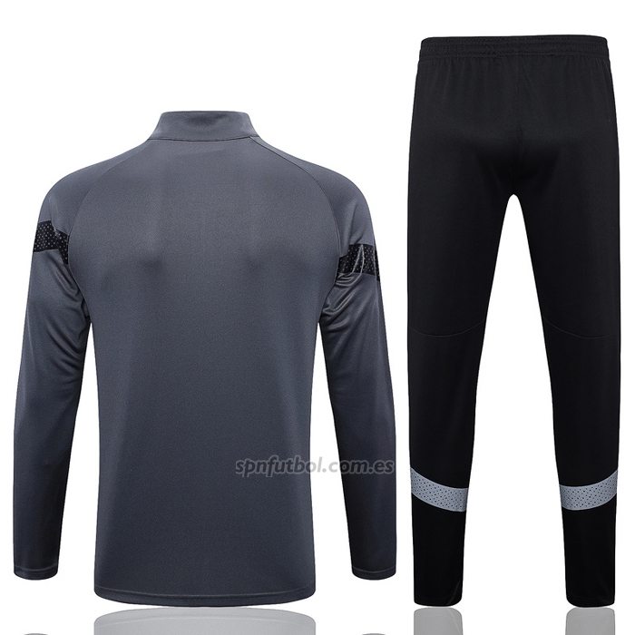 Chandal de Sudadera del Borussia Dortmund 2022-2023 Gris